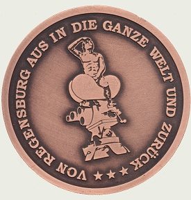 Picture of the prize medallions.