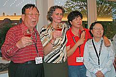 Photo of Mr. Chang and other Koreans with Suzanna Skoludova.