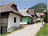 Slovakian village street.