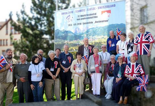 Photograph of the entire British group at UNICA 2010.