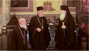 Bishop and clerics.