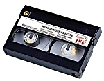 A Hi8 format video cassette.