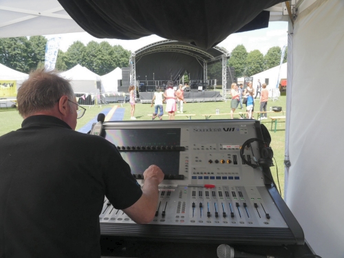 Desk at Stow Festival