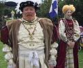Actor as Henry VIII at park millenium festivities.