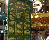 The modern Cafe La Nuite.