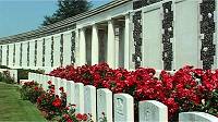 War cemetery in 'On the Road to Passchendaele'.