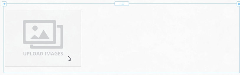 The Weebly Photo Gallery element when first dragged onto a page.