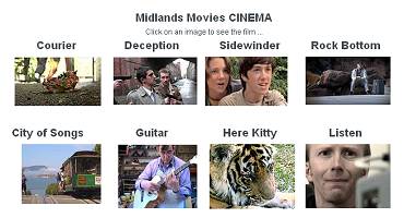 A typical 'Cinema Page' showing thumbnails of film grabs.