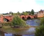 A picture of the Old Dee Bridge.