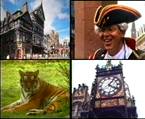Montage of four images of Chester.