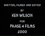 Credit card for Ken Wilson as writer/editor/director.