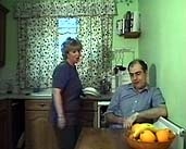 Carol and Keith in the kitchen.