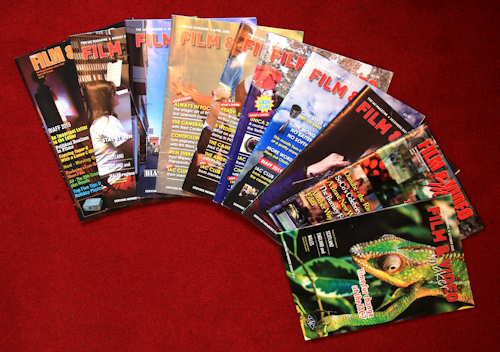 A selection of covers of Film & Video Maker magazine.