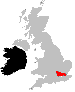 Map highlighting the North Thames IAC region.