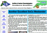Picture of  newsletter start page.